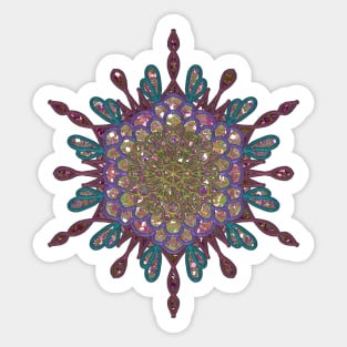Glitter Mandala Sticker